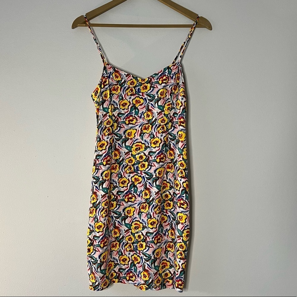 Paris Blues Colorful Floral Mini Dress